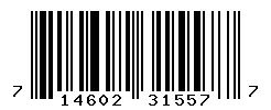 UPC barcode 714602315577