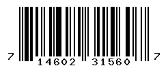 UPC barcode 714602315607