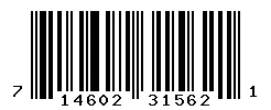 UPC barcode 714602315621