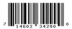 UPC barcode 714602342900