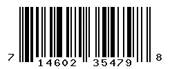 UPC barcode 714602354798
