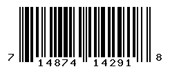 upc 714874142918 barcode image