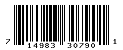 UPC barcode number 714983307901