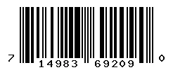 UPC barcode 714983692090