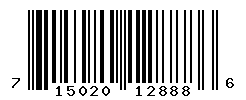 UPC barcode number 715020128886