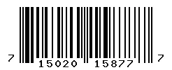 UPC barcode 715020158777