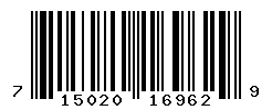 UPC barcode 715020169629