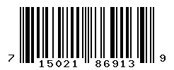UPC barcode 715021869139