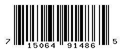 UPC barcode number 715064914865