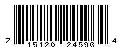 UPC barcode number 715120245964