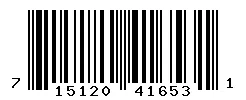 UPC barcode 715120416531