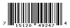 UPC barcode 715120492474