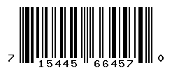 UPC barcode number 715445664570