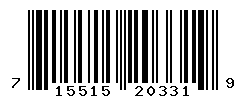 UPC barcode number 715515203319