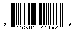 UPC barcode number 715538411678