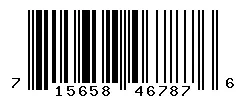 UPC barcode 715658467876