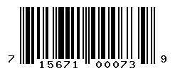 UPC barcode number 715671000739