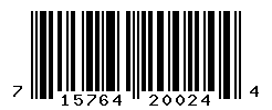 UPC barcode number 715764200244