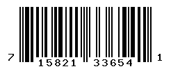 UPC barcode number 715821336541