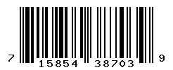 UPC barcode number 715854387039