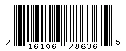 UPC barcode 716106786365