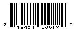 UPC barcode 716408500126