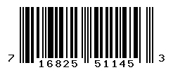 UPC barcode number 716825511453