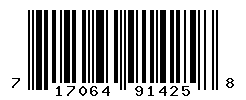 UPC barcode number 717064914258