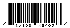 UPC barcode number 717109264027