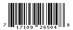 UPC barcode number 717109265048