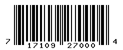 upc 717109270004 barcode image