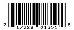 UPC barcode 717226013515