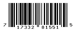 UPC barcode 717332815515