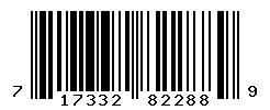 UPC barcode 717332822889