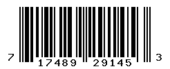 UPC barcode number 717489291453