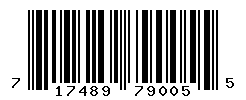 UPC barcode number 717489790055