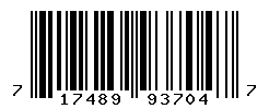 UPC barcode number 717489937047