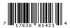 UPC barcode number 717630814234