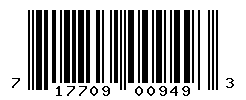 UPC barcode number 717709009493