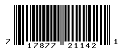 UPC barcode number 717877211421