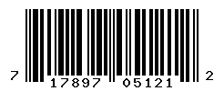 UPC barcode number 717897051212