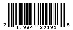 UPC barcode number 717964201915
