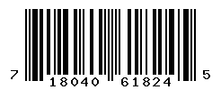 UPC barcode number 718040618245