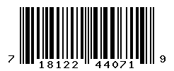 UPC barcode number 718122440719