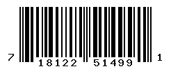 UPC barcode number 718122514991
