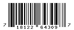 UPC barcode number 718122643097