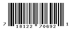 UPC barcode number 718122706921