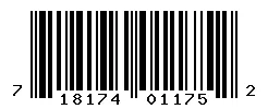 UPC 718174011752 barcode image