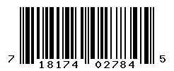 UPC barcode 718174027845