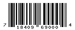 UPC barcode number 718409690004